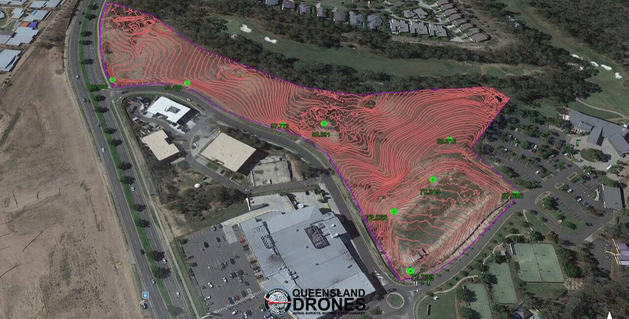 Drones boost construction industry competitiveness 4 3D model of terraformed development site