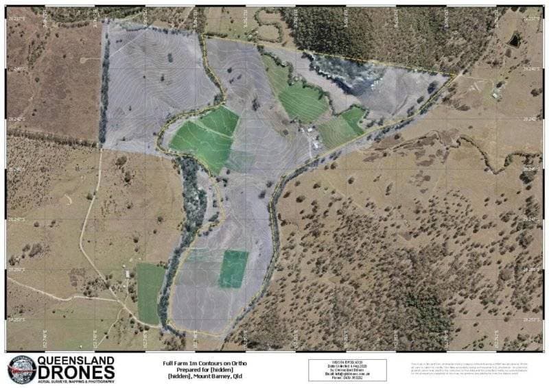 Precision Farm Mapping using Drones 5 Farm Terrain Contour Map