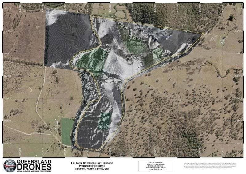Precision Farm Mapping using Drones 7 Hillshade Farm Map