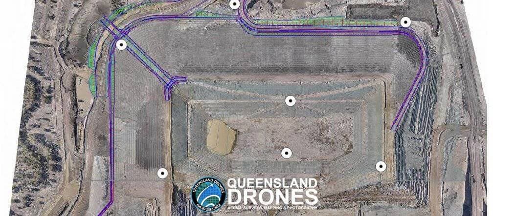 How accurate are drone mapping surveys? 1 CAD design drawings overlaid on precision topographic imaging