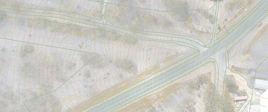 Precision road mapping with planimetric feature extraction