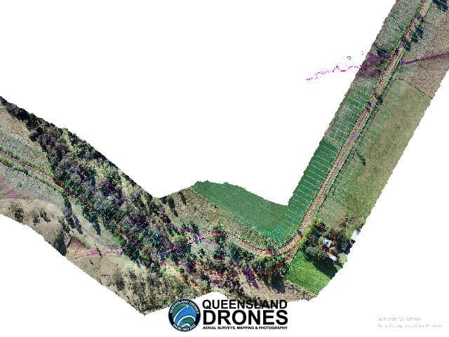 Perpendicular road surface profiles derived from LIDAR