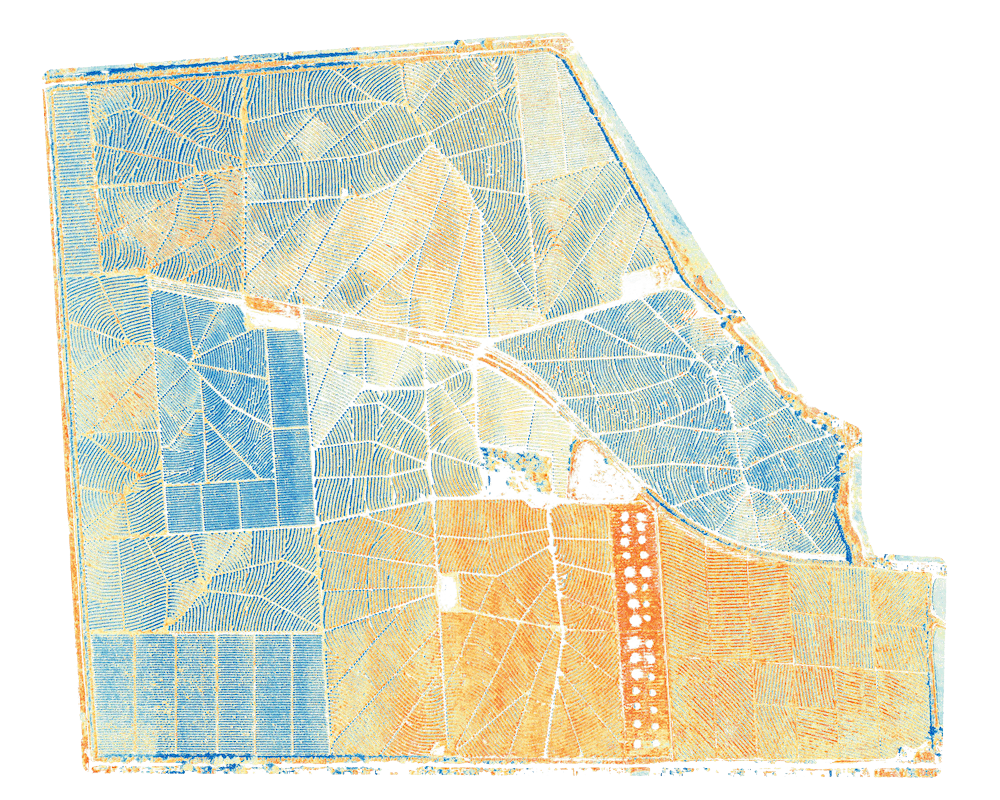 Multispectral Mapping for Crops and Vegetation 6 Multispectral map of tree plantation using Micasense Rededge
