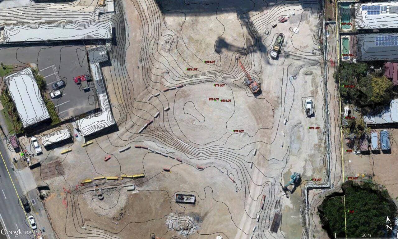Drones boost construction industry competitiveness 1 Wollongabba contour files e1509484085178