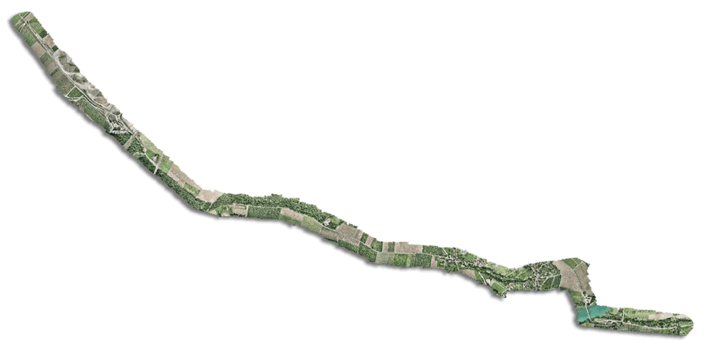 Long corridor mapping with drones