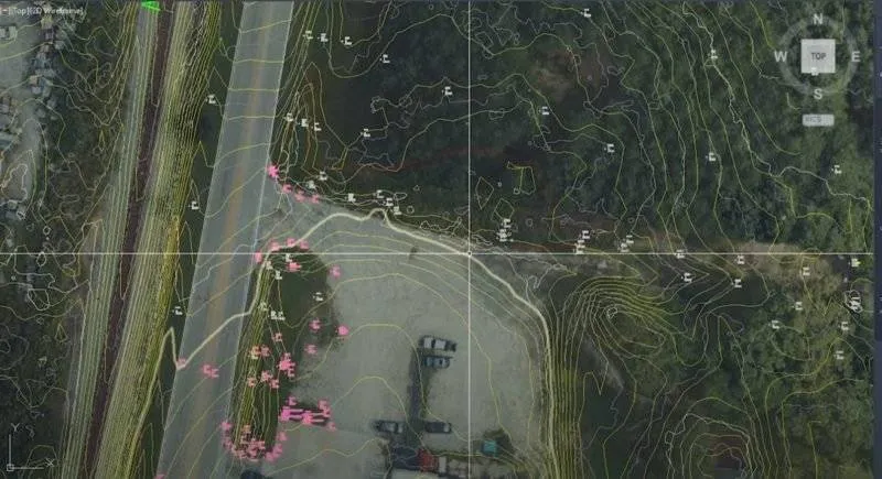 Aerial LIDAR Mapping and Surveys 16 Lidar data validation in Civil 3D