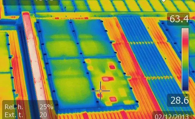 thermal solar panel inspection