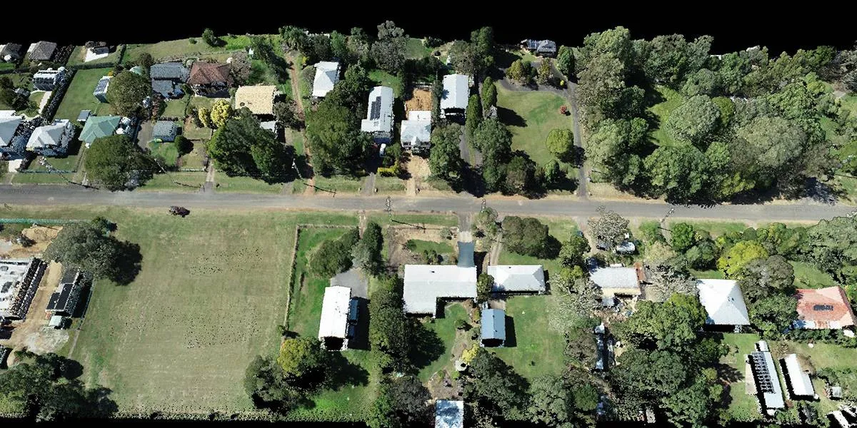 LIDAR Survey of an Urban Streetscape Plantimetric feature mapping