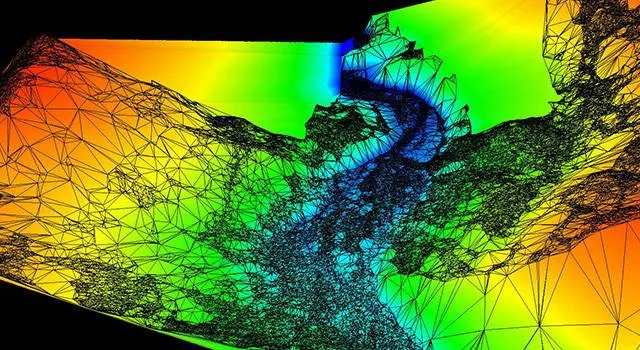 Aerial LIDAR Mapping and Surveys 3 Water Catchment DEM 640