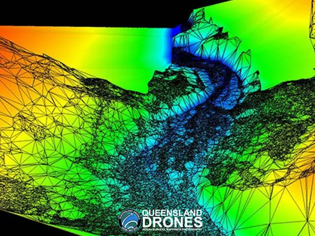 3D LIDAR Model of Water Catchment 3 Water Catchment Mapping Mesh 640
