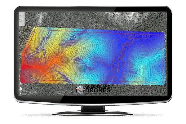aerial water flow monitoring