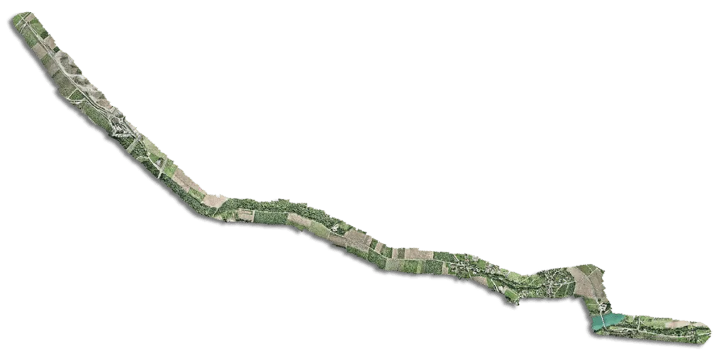 Long corridor mapping with drones