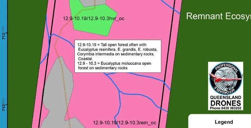 Land Use Planning - Species Identification 1 vegetation species analysis through remnant ecosystems map