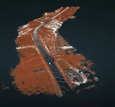 Ground with contours