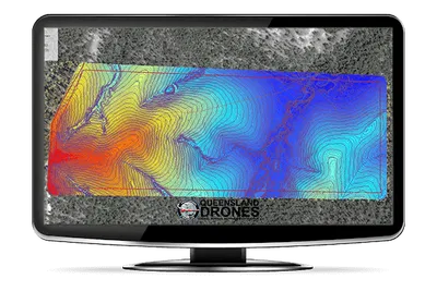 aerial water flow monitoring