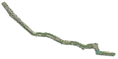 Long corridor mapping with drones