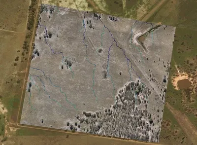 Aerial hydrology mapping
