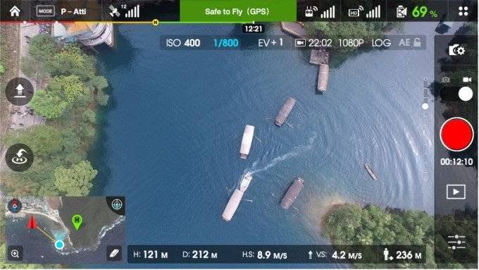 Shooting aerial video 4 DJI Phantom camera settings