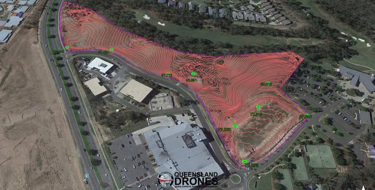 Drones boost construction industry competitiveness 4 3D model of terraformed development site