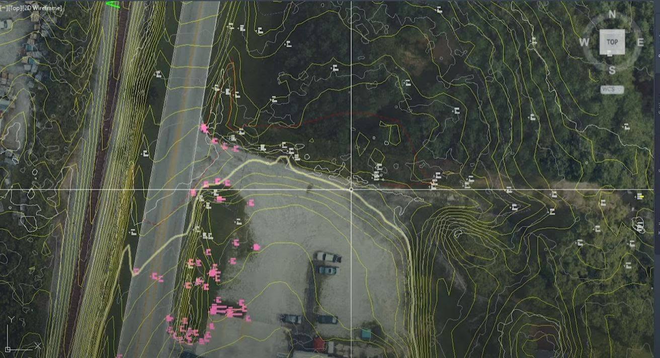 Aerial LIDAR Mapping and Surveys 9 LIDAR survey validation in Civil3D