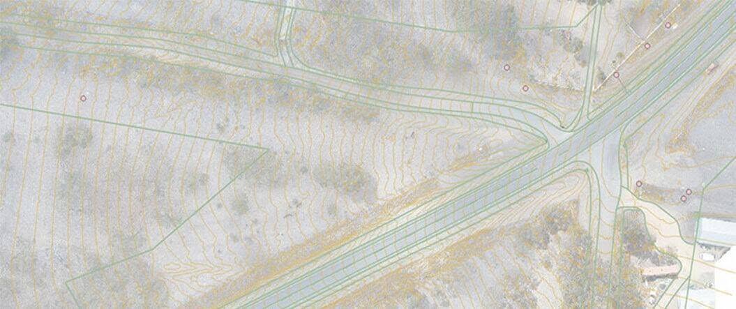 Precision road mapping with planimetric feature extraction